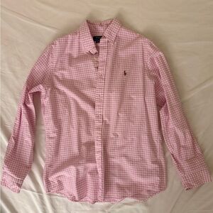 Polo Ralph Lauren Pink Checkered Men's Shirt
